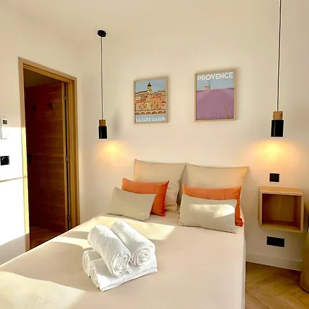 Monaco # - 6 Persons - 2 Bedrooms - Full Renovated - Private Parking - Full Clim - Hypercenter - And Sun Lejlighed