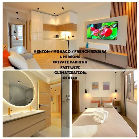 Lejlighed Monaco # - 6 Persons - 2 Bedrooms - Full Renovated - Private Parking - Full Clim - Hypercenter - And Sun